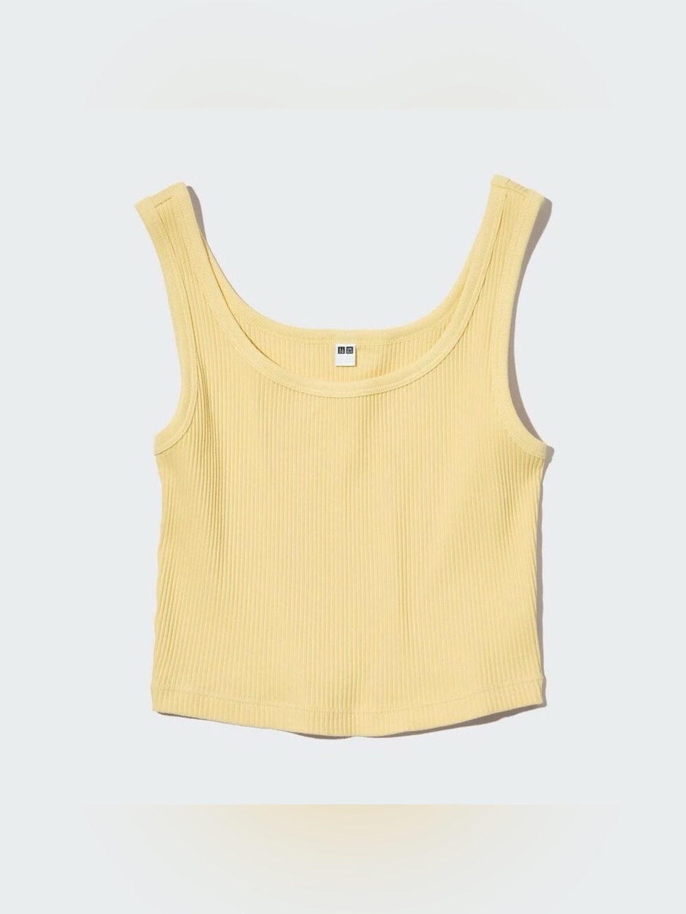 UNIQLO Ribbed Cropped Tank Top
